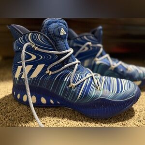 Adidas Men Boost Crazy Explosive Royal Blue Basketball Shoes Size 14.5